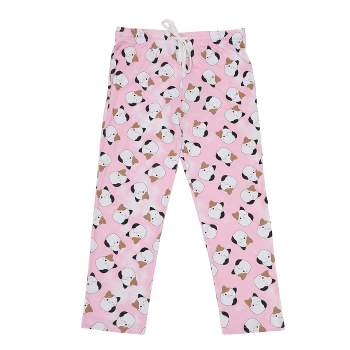 Kirby Pink Adult Womens Sleep Pants - Cozy Nightwear For Gamers : Target