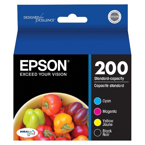 Genuine Epson 125 Black Cyan Magenta Yellow Set of 5 Ink Cartridges Dated 2022 E for sale online 