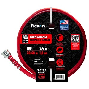 Flexon 3/4 in x 100 ft Farm and Ranch Garden Hose : Target