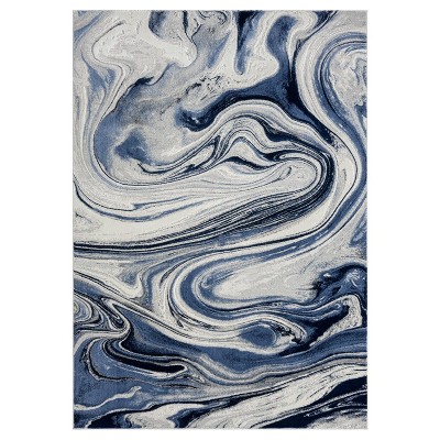 Luxe Weavers Modern Abstract Marble Swirl Area Rug