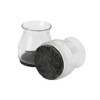 SuperSliders 8pk Round Felt 1'' Silicone Furniture Leg Tips - 3 of 4