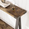 Farmhouse Console Table, 43.3" Entryway Table with Storage - 2 of 4