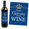 Big Dot of Happiness Royal Prince Charming - Baby Shower or Birthday Party Decorations for Women and Men - Wine Bottle Label Stickers - Set of 4 - 4 of 4