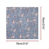 Allegra K Women's Chiffon Floral Print Square Scarves Kerchief Neck Scarf Neckerchief - 3 of 4