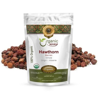 Organic Hawthorn Berries Whole 4 Oz