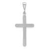 Black Bow Jewelry 14k White Gold, Latin Cross Pendant - 3 of 4