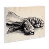 Stupell Industries Dog Paw Charcoal Design Wall Plaque Art, 15" x 10" - 2 of 4