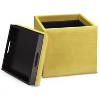 NicBex 16.9" Storage Bench Cube Storage Ottoman with Tray for Bedroom, Living Room - 3 of 4