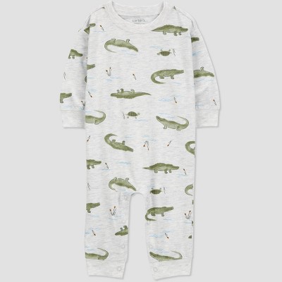Carter's Just One You®️ Baby Boys' Alligator Top & Bottom Set - Gray
