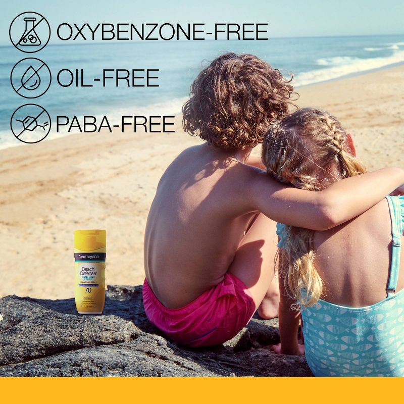 Neutrogena Beach Defense Sunscreen Lotion, SPF 70, 6.7 fl oz, 6 of 12