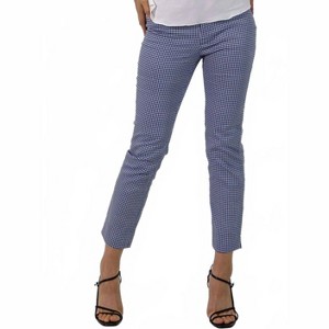 Women's Matilda Cropped Split Ankle Pants - Coco Indigo L - 1 of 4