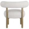 Meridian Furniture,Bordeaux Boucle Fabric Accent Chair - 2 of 4