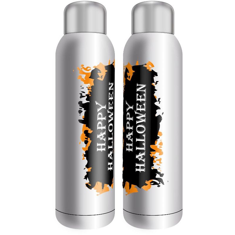 Happy Halloween 22 Oz. Stainless Steel Insulated Water Bottle, 1 of 2