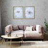 Set of 2 16" x 20" White Rose Framed Wall Arts Gold - Gallery 57: Modern Botanical Decor, MDF, Digital Print - 4 of 4