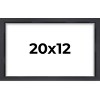 PosterPalooza | Shadow Box 3/4" Depth Black Picture Frame - UV Acrylic, Backing Board, Hanging Hardware - 2 of 4