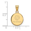 Black Bow Jewelry 10k Yellow Gold The Citadel Bulldogs NCAA Small Pendant - 2 of 3
