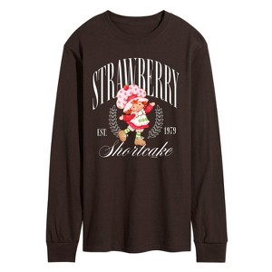Men's - Strawberry Shortcake - Collegiate Long Sleeve Graphic T-Shirt - 1 of 2