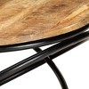 vidaXL Coffee Table Black, Natural Wood - 2 of 4