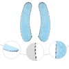 Unique Bargains 2 Pair Toilet Seat Cover Pad Bathroom Warm Toilet Seat Cushion Washable Reusable - 3 of 4