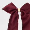 Bow with Gold Center Hair Clip - A New Day™ Red - 3 of 3