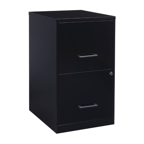 HIRSH Vertical 2-Drawer Metal Filing Cabinet - Black - image 1 of 4