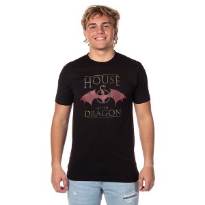 Game of Thrones Mens' House Of The Dragon Original Series Logo T-Shirt Adult - 1 of 4