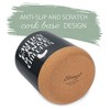 Elanze Designs Free Range Children Black X-Large Cork Bottom, Kitchen Counter, Ceramic Stoneware, Coffee, Tea and Hot Chocolate, Machine Brewing, K - 3 of 4