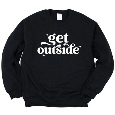 Simply Sage Market Women's Graphic Sweatshirt Get Outside Stars