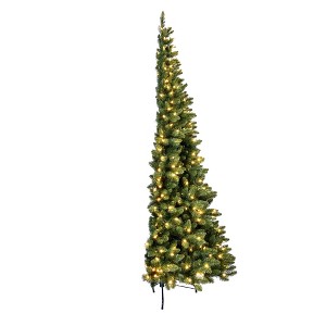 Vickerman Chapel Pine Artificial Christmas Half Tree - 1 of 3