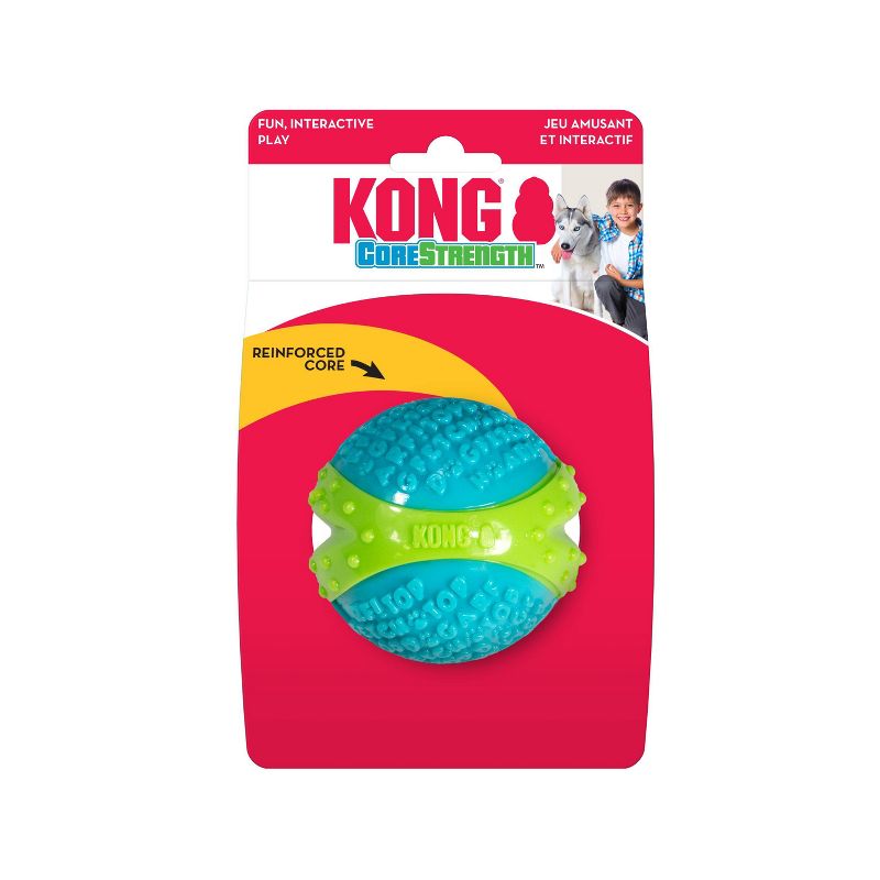 KONG Core Strength Ball Dog Toy - Blue, 4 of 5