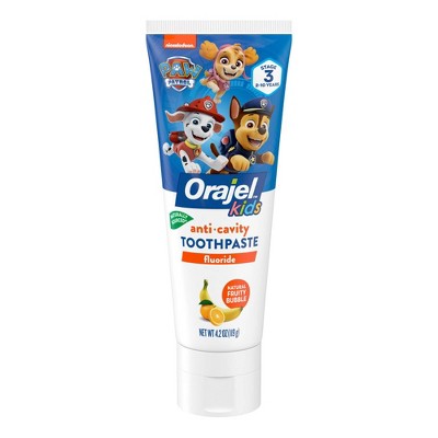 Orajel PAW Patrol Anti-cavity Fluoride Toothpaste Bubble Berry - 4.2oz