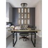 Elegant Lighting Taye 2 light Matte Black Flush Mount - 2 of 4