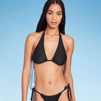Women's Multiway Triangle Bikini Top - Wild Fable™ Black