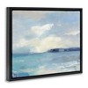 Stupell Industries Abstract Ocean View Landscape Floating Frame Canvas Art, Black, 21" x 17" - 2 of 4