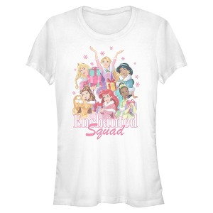 Juniors Disney Christmas Enchanted Squad T Shirt - 1 of 4
