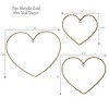 Bedtime Originals Rainbow Hearts Gold Metallic Hanging Nursery Wall Decor - 3 of 4