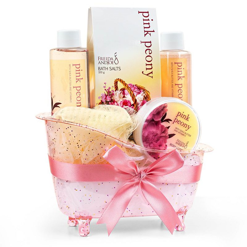 Freida & Joe Bath & Body Collection in a Tub Basket Gift Set Luxury Body Care Mothers Day Gifts for Mom, 1 of 6