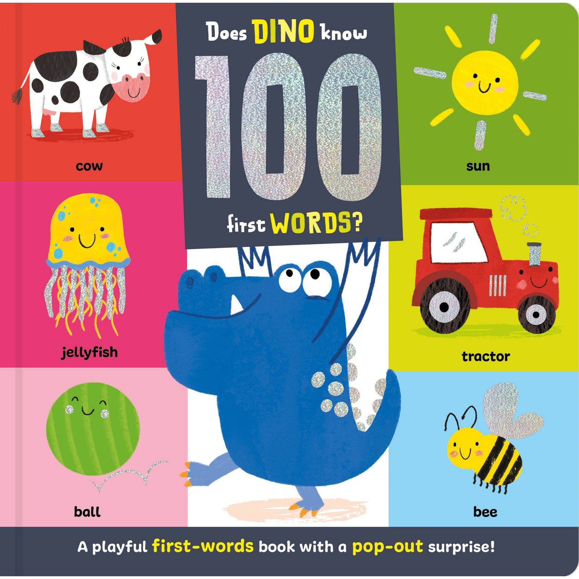 Does Dino Know 100 First Words? - Board Book