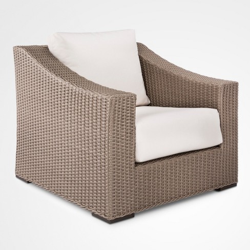 Edgewood Wicker Patio Club Chair Gray Smith Hawken Target