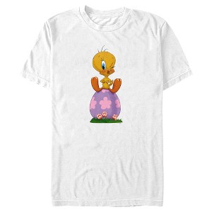 Men's Looney Tunes Easter Egg Tweety T-Shirt - 1 of 4