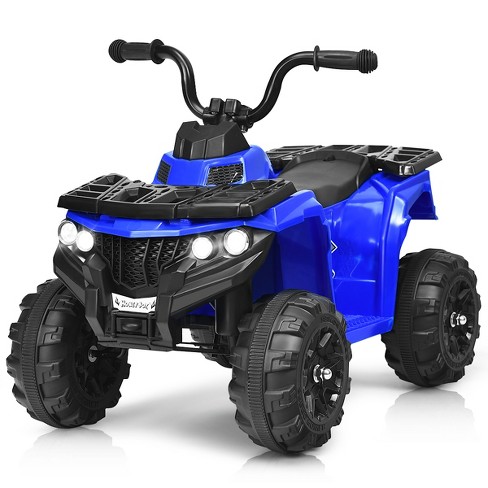 Costway Kids Ride On Atv Quad 4 Wheeler Electric Toy Car 6v Battery ...