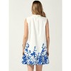 Allegra K Women's Summer Casual Floral Printed Ruffled Hem Sleeveless Mini Dress - 4 of 4