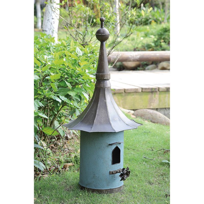 Metal Birdhouse - Storied Home, 3 of 6