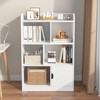 Lycvki Kids Freestanding Bookshelf with 6 Compartments and Cube Organizer - 2 of 4