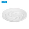 Unique Bargains Home Garden Office PP Resin Plant Saucer 4 Pcs - 3 of 4