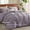 100% Washed Cotton Duvet Cover Minimalist Cotton Duvet Cover for All Seasons GentleSoft™ Plain Simple Bedding Set - 2 of 4