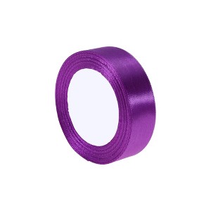Unique Bargains Ribbons for Crafts Satin Multipurpose for Gift Wedding & Hair Accessories Polyester 866.14x0.98inch 1 Pc - 1 of 4