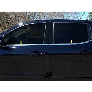 QAA is Compatible with 2019-2020 Ford Ranger 4 Piece Stainless Window Sill Trim Set WS59345 - 1 of 4