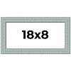 PosterPalooza | Panoramic Refined Blue Picture Frame - UV Acrylic, Foam Board Backing, Hanging Hardware - 2 of 4