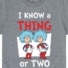 Boys' - Dr. Seuss - I Know A Thing Or Two School Short Sleeve Graphic T-Shirt - 2 of 4
